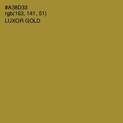 #A38D33 - Luxor Gold Color Image
